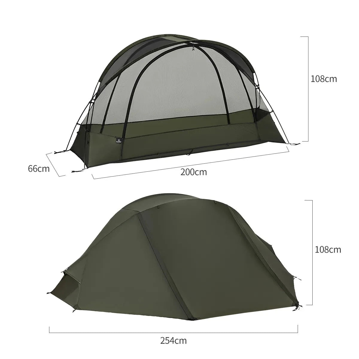 Thous Winds Ultralight Outdoor Backpack Tent For Solo Camping